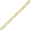 Thumbnail Image 3 of Solid Figaro Chain Necklace 18K Yellow Gold 22" 8.0mm