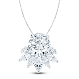 Pnina Tornai Lab-Grown Diamond Spray Necklace 4 ct tw 14K White Gold 18"