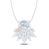 Thumbnail Image 3 of Pnina Tornai Lab-Grown Diamond Spray Necklace 4 ct tw 14K White Gold 18"