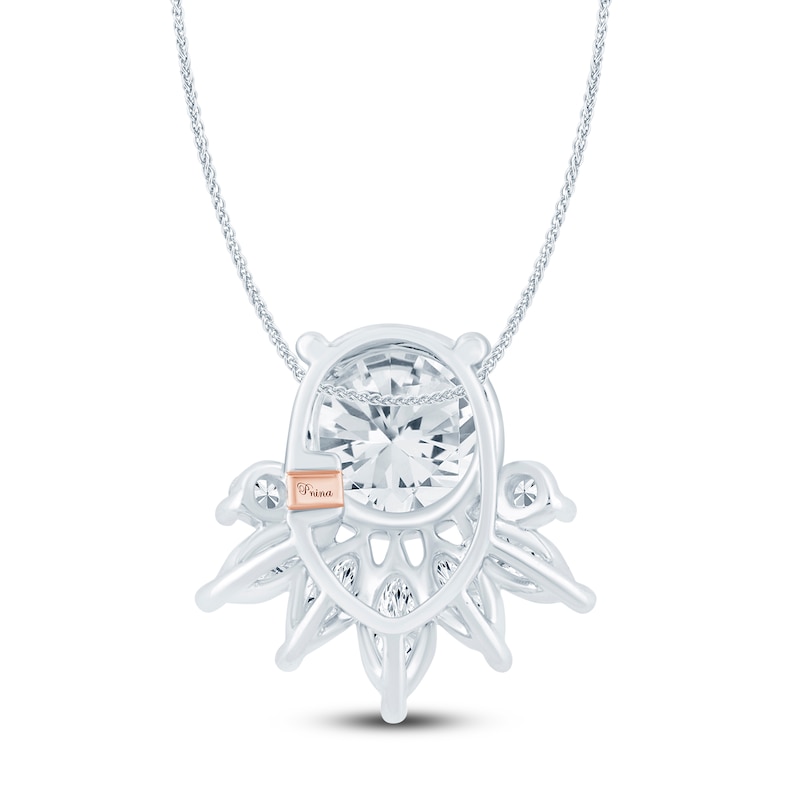 Main Image 3 of Pnina Tornai Lab-Grown Diamond Spray Necklace 4 ct tw 14K White Gold 18"