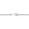 Thumbnail Image 3 of Pnina Tornai Round & Emerald-Cut Lab-Grown Diamond Riviera Necklace 11-3/4 ct tw 14K White Gold 17.75"