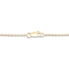 Thumbnail Image 2 of Brilliant Moments Diamond Quilted Heart Necklace 3/8 ct tw 14K Yellow Gold 18"