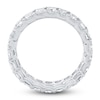 Thumbnail Image 2 of Certified Emerald-Cut Diamond Eternity Band 3-5/8 - 4-5/8 ct tw Platinum