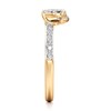 Thumbnail Image 3 of J'Lure Pear Step-Cut Lab-Grown Diamond Contour Wedding Band 1/2 ct tw 18K Yellow Gold