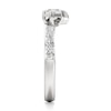 Thumbnail Image 3 of J'Lure Pentagon Brilliant-Cut Lab-Grown Diamond Contour Wedding Band 3/4 ct tw 18K White Gold