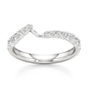 Thumbnail Image 1 of J'Lure Lab-Grown Diamond Contour Wedding Band 3/8 ct tw 18K White Gold
