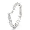 Thumbnail Image 4 of J'Lure Lab-Grown Diamond Contour Wedding Band 3/8 ct tw 18K White Gold
