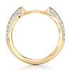 Thumbnail Image 2 of J'Lure Lab-Created Diamond Contour Wedding Band 1/5 ct tw 18K Yellow Gold