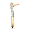 Thumbnail Image 3 of J'Lure Lab-Created Diamond Contour Wedding Band 1/5 ct tw 18K Yellow Gold