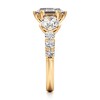 Thumbnail Image 3 of J'Lure Hexagon Step-Cut Lab-Grown Diamond Engagement Ring 3-1/2 ct tw 18K Yellow Gold