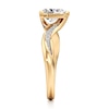 Thumbnail Image 3 of J'Lure Shield Step-Cut Lab-Grown Diamond Bypass Engagement Ring 1-1/6 ct tw 18K Yellow Gold