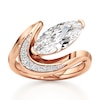 Thumbnail Image 1 of J'Lure Moval Old-Cut Lab-Grown Diamond Engagement Ring 3 ct tw 18K Rose Gold