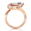 Thumbnail Image 2 of J'Lure Moval Old-Cut Lab-Grown Diamond Engagement Ring 3 ct tw 18K Rose Gold