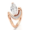 Thumbnail Image 4 of J'Lure Moval Old-Cut Lab-Grown Diamond Engagement Ring 3 ct tw 18K Rose Gold