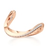 Thumbnail Image 1 of J'Lure Lab-Grown Diamond Contour Wedding Band 1/5 ct tw 18K Rose Gold