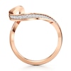 Thumbnail Image 2 of J'Lure Lab-Grown Diamond Contour Wedding Band 1/5 ct tw 18K Rose Gold
