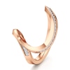 Thumbnail Image 4 of J'Lure Lab-Grown Diamond Contour Wedding Band 1/5 ct tw 18K Rose Gold
