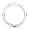 Thumbnail Image 2 of J'Lure Baguette-Cut Lab-Grown Diamond Contour Wedding Band 1/3 ct tw 18K White Gold