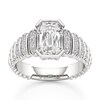 Thumbnail Image 1 of J'Lure Imperial-Emerald Step-Cut Lab-Grown Diamond Engagement Ring 2-3/8 ct tw 18K White Gold