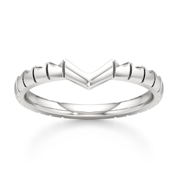 J'Lure Contour Wedding Band 18K White Gold