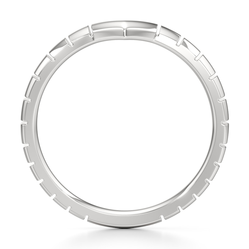 Main Image 2 of J'Lure Contour Wedding Band 18K White Gold