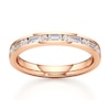 Thumbnail Image 1 of J'Lure Baguette & Round-Cut Lab-Grown Diamond Wedding Band 3/8 ct tw 18K Rose Gold