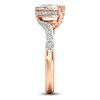 Thumbnail Image 3 of J'Lure Oval Portrait-Cut Lab-Grown Diamond Engagement Ring 1-3/8 ct tw 18K Rose Gold