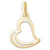 Thumbnail Image 1 of Children's Tilted Heart Charm 14K Yellow Gold