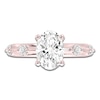Thumbnail Image 3 of Oval-Cut Lab-Grown Diamond Engagement Ring 2-1/4 ct tw 14K Rose Gold