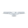 Thumbnail Image 3 of Pnina Tornai Baguette & Round-Cut Lab-Grown Diamond Contour Anniversary Ring 1/2 ct tw 14K White Gold