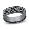 Thumbnail Image 1 of Men's Bee Comfort-Fit Wedding Band Tantalum & 14K White Gold 7.5mm