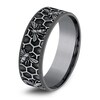Thumbnail Image 2 of Men's Bee Comfort-Fit Wedding Band Tantalum & 14K White Gold 7.5mm