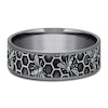 Thumbnail Image 3 of Men's Bee Comfort-Fit Wedding Band Tantalum & 14K White Gold 7.5mm