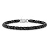 Thumbnail Image 1 of 1933 by Esquire Men's Box Chain Bracelet 5mm Black Ion-Plated Sterling Silver 8.5"