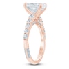 Thumbnail Image 2 of Pnina Tornai Oval-Cut Lab-Grown Diamond Engagement Ring 3-3/4 ct tw 14K Rose Gold