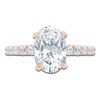 Thumbnail Image 3 of Pnina Tornai Oval-Cut Lab-Grown Diamond Engagement Ring 3-3/4 ct tw 14K Rose Gold