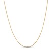 Thumbnail Image 2 of Diamond-Cut Snake Chain Necklace 0.7mm Solid 10K Yellow Gold 18"