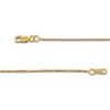 Thumbnail Image 3 of Diamond-Cut Snake Chain Necklace 0.7mm Solid 10K Yellow Gold 18"