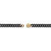 Thumbnail Image 3 of Men's Curb Chain Necklace 8mm Black & Yellow Ion-Plated Stainless Steel 20"