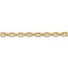 Thumbnail Image 3 of Men's White Lab-Created Sapphire Link Bracelet Yellow Ion-Plated Stainless Steel 8.5"