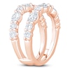 Thumbnail Image 2 of Oval & Round-Cut Lab-Grown Diamond Enhancer Ring 2 ct tw 14K Rose Gold