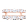 Thumbnail Image 3 of Oval & Round-Cut Lab-Grown Diamond Enhancer Ring 2 ct tw 14K Rose Gold