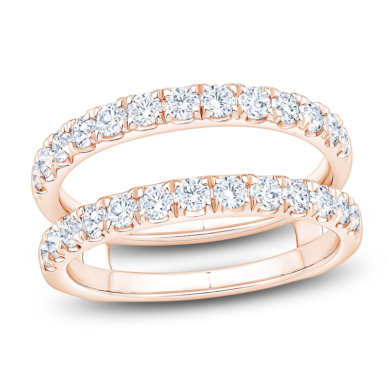 Main Image 1 of Lab-Grown Diamond Enhancer Ring 1 ct tw 14K Rose Gold