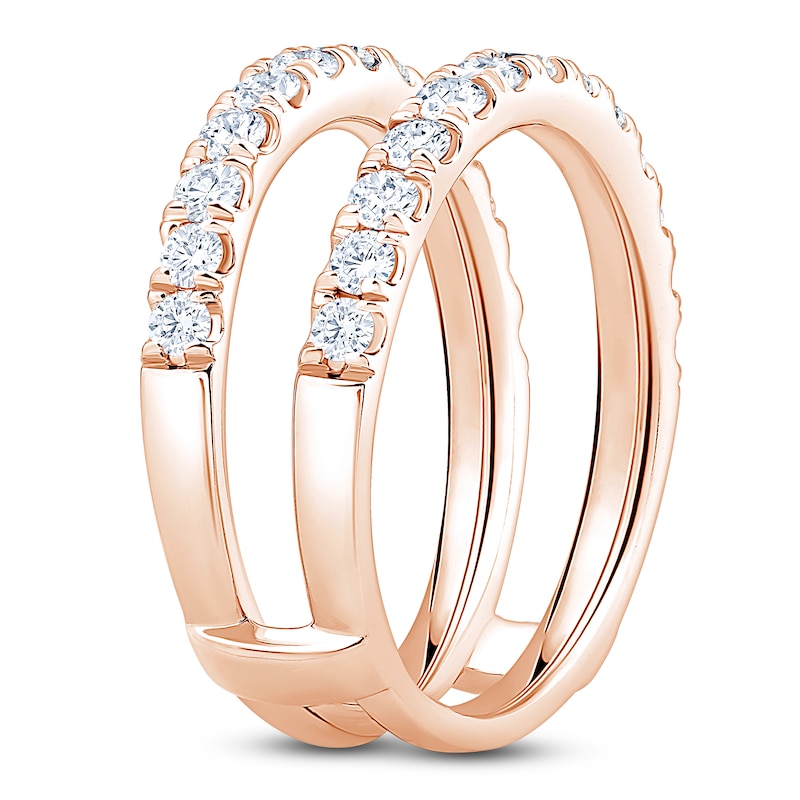Main Image 2 of Lab-Grown Diamond Enhancer Ring 1 ct tw 14K Rose Gold