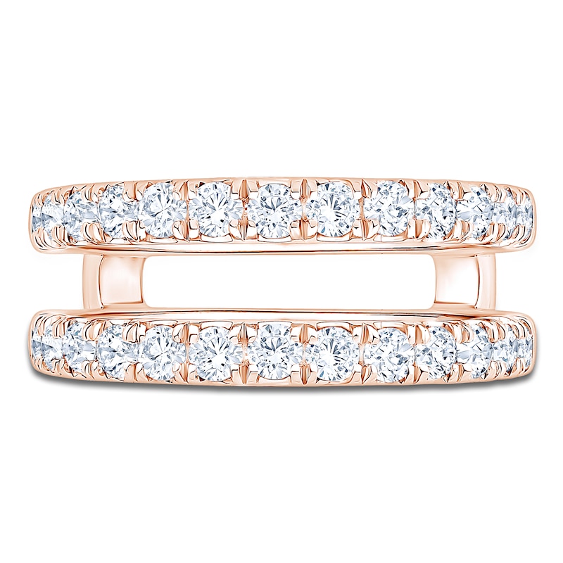 Main Image 3 of Lab-Grown Diamond Enhancer Ring 1 ct tw 14K Rose Gold