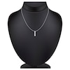 Thumbnail Image 4 of Pnina Tornai Round & Emerald-Cut Lab-Grown Diamond Vertical Drop Necklace 2 ct tw 14K White Gold