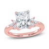 Thumbnail Image 1 of Radiant-Cut Lab-Grown Diamond Engagement Ring 2-1/6 ct tw 14K Rose Gold