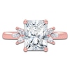 Thumbnail Image 3 of Radiant-Cut Lab-Grown Diamond Engagement Ring 2-1/6 ct tw 14K Rose Gold