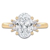 Thumbnail Image 3 of Oval-Cut Lab-Grown Diamond Engagement Ring 2-1/6 ct tw 14K Yellow Gold