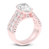 Thumbnail Image 2 of Lab-Grown Oval-Cut Diamond Engagement Ring 4-3/4 ct tw 14K Rose Gold